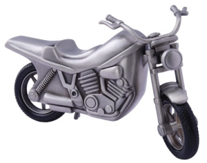 Sparbössa, Motorcykel - Doppresenter