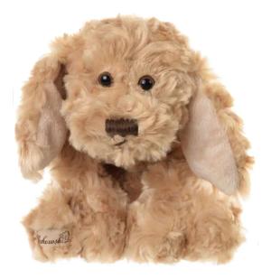 Hunden Buddy (brun) från Bukowski Design, 27cm - Doppresenter